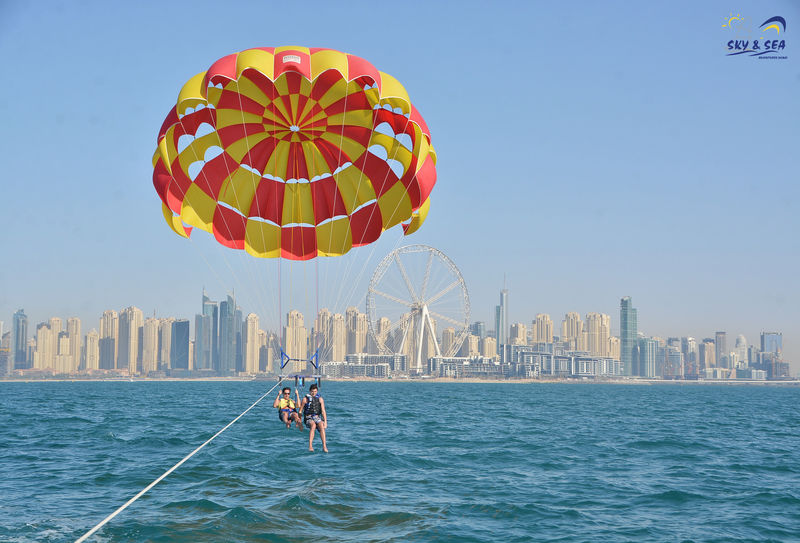 Парасейлинг в Дубае 1