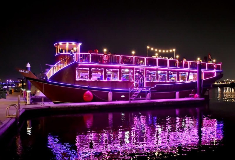 Прогулка на арабской лодке Абра | Dubai Abra Ride