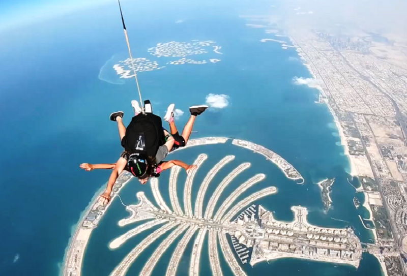 Скайдайвинг с компанией Skydive Dubai