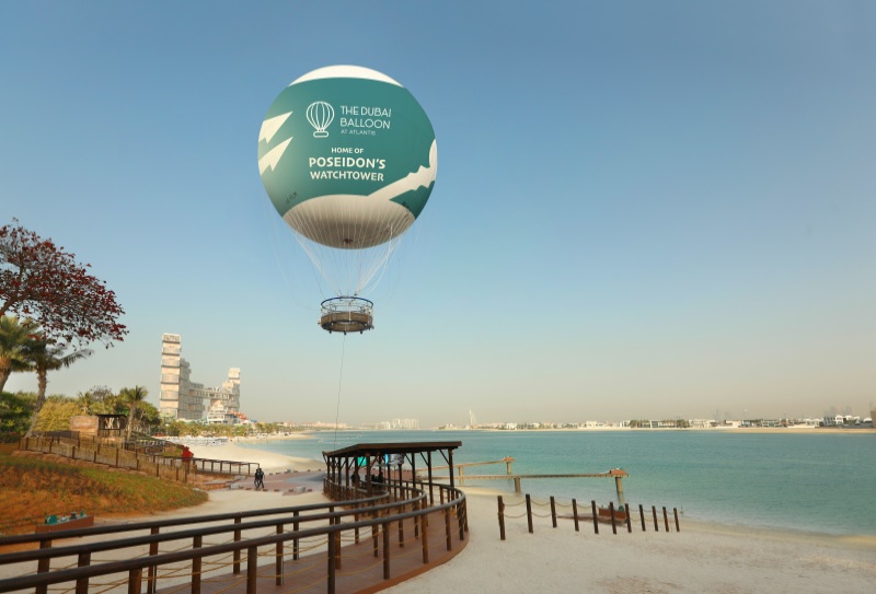 Привязной подъем на воздушном шаре The Dubai Balloon в Дубае 1