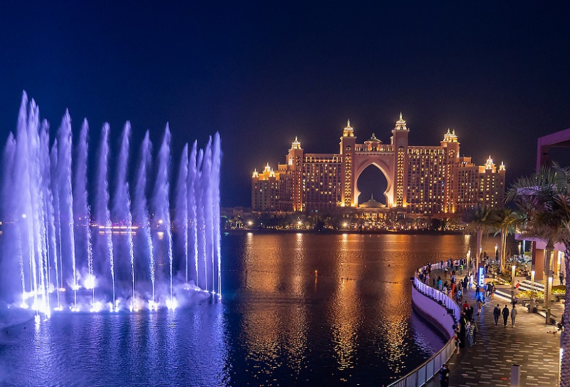 Ночной Дубай