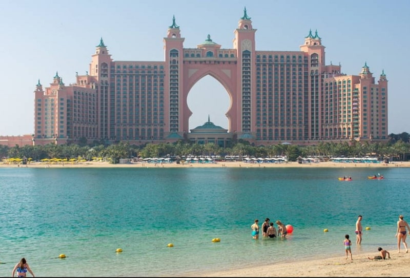 Что такое Атлантис Дубай? Вид на комплекс